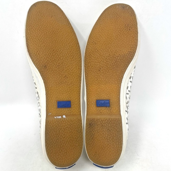 Keds Originals Canvas Vine Leave Print White Womens 8 - Picture 7 of 8